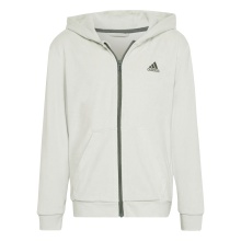 adidas Training Jacket Lounge Velour Lime Green Girls